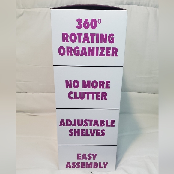 Bellapelle 360° Rotating Makeup Organizer Clear - Picture 2 of 10